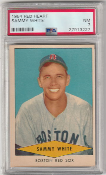 1954 Red Heart Sammy White PSA 7 (Near Mint)