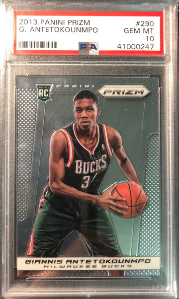 2013 Panini Prizm Giannis Antetokounmpo Rookie Card #290