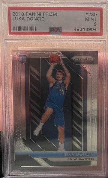 2018 Prizm Luka Doncic PSA 9 