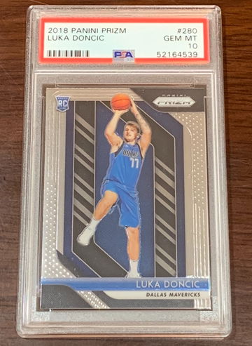 2018 Prizm Luka Doncic PSA 10