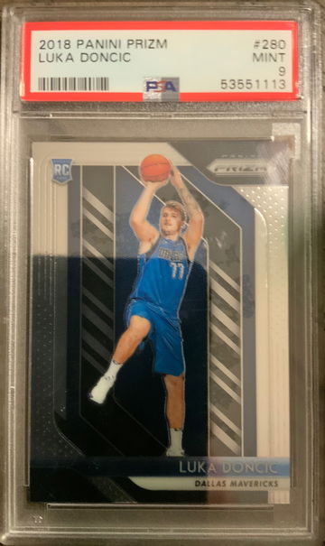 2018 Panini Prizm Luca Doncic PSA 9 Mint