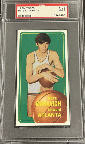 1970 Topps Pete Maravich #123 PSA 7