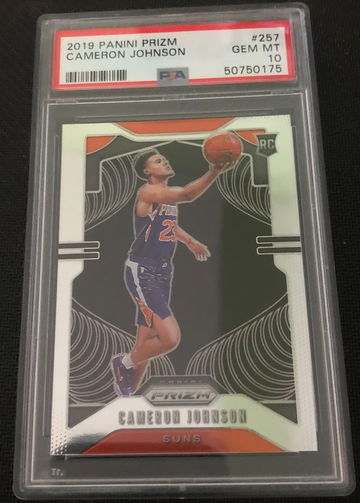 2019 Panini Prizm #257 Cameron Johnson RC PSA 10 Rookie Gem Mint 