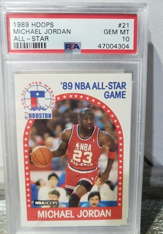 1989 Hoops Michael Jordan All-Star PSA 10
