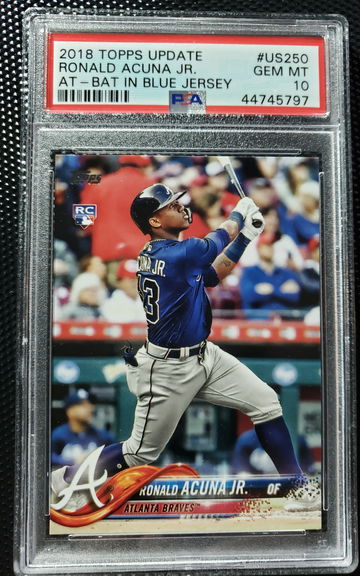 2018 Topps Update Ronald Acuna PSA 10
