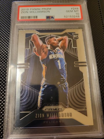 2019 Zion Williamson Prizm Rookie  Psa 10