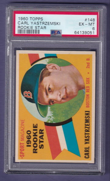 1960 #148 Carl Yastrzemski PSA 6