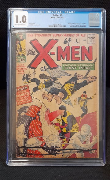 X-men #1 1963 CGC 1.0