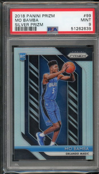 2018 Prizm Silver Mo Bamba PSA 9