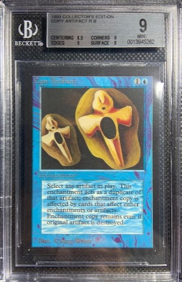 1993 MTG Magic The Gathering Collector's Edition Copy Artifact R B BGS 9 Mint