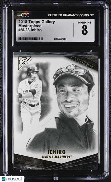 2018 Topps Gallery Ichiro #M-28 Masterpiece CGC 8