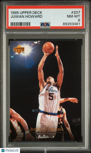 1995 Upper Deck Juwan Howard #207 PSA 8