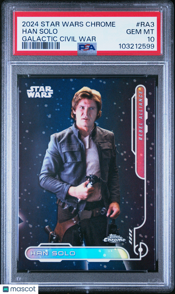 2024 2024 2024 Topps Chrome Star Wars Galactic Civil War 2024 Topps Chrome Star Wars Galactic Civil War Han Solo #RA3 RA
