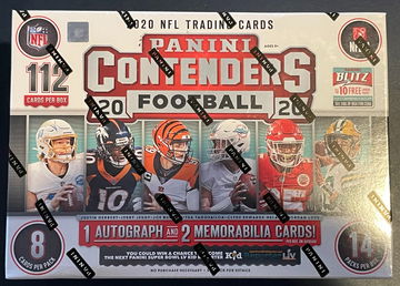 2020 Panini Contenders MEGA Box *SEALED NEW* 112 Cards 1 Auto