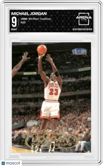 1998-99 Fleer Tradition Michael Jordan #23 Arena Club 9