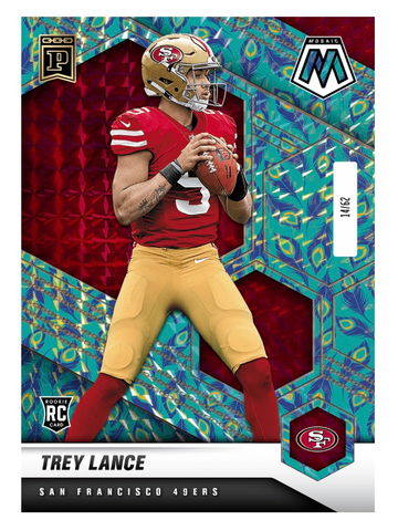 Trey Lance Mosaic Rookie Peacock 14/62