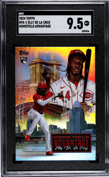 2024 Topps Series 1 Homefield Advantage Elly De La Cruz #HFA-1 RC SGC 9.5