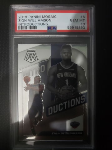 2019 Introductions Zion Williamson PSA 10 rc 