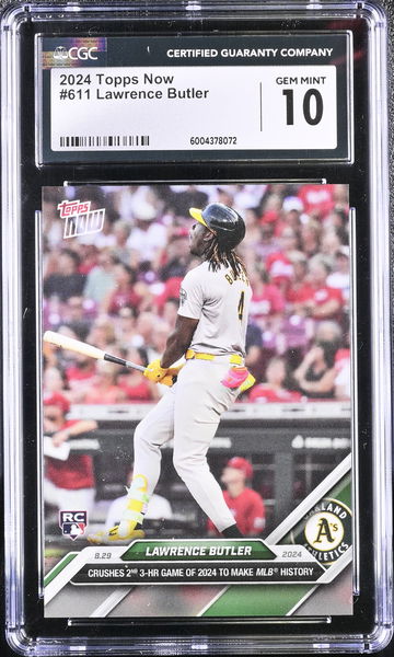 2024 TOPPS LAWRENCE BUTLER #611 star Rookie limited print /1214 CGC 10