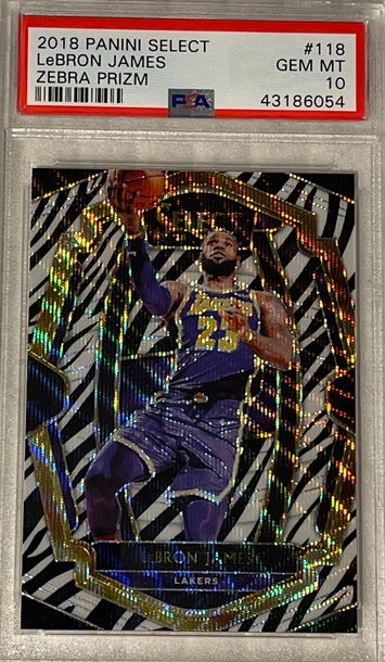 2018 Select Lebron James Zebra Prizm PSA 10! 🔥