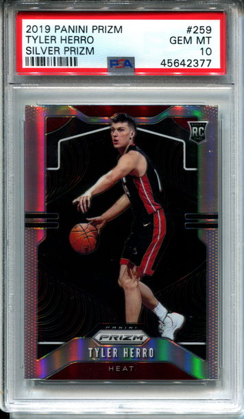 Tyler Herro Prizm Silver PSA 10
