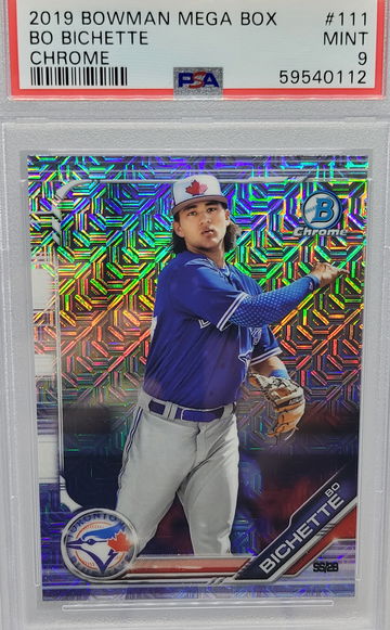 2019 Bowman Mega Box Chrome #BCP111 Bo Bichette PSA 9 