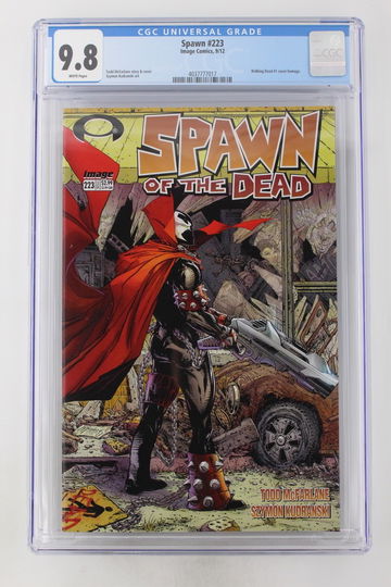 Spawn #223 CGC 9.8 Walking Dead Homage