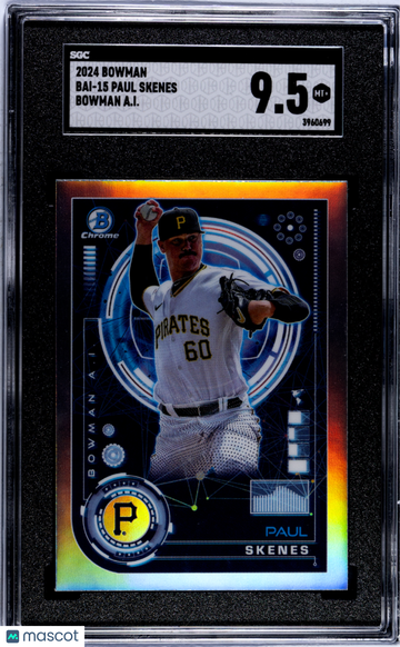 2024 Bowman Paul Skenes #BAI-15 A. I. SGC 9.5