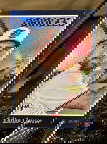 2024 Topps Archives COLTON COWSER RC BLACK FOIL Parallel Baltimore Orioles #188