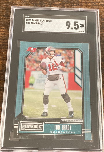 2020 Panini Playbook Tom Brady #87 SGC 9.5