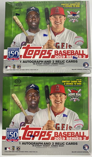 (2) 2019 Topps Series 2 Jumbo Box