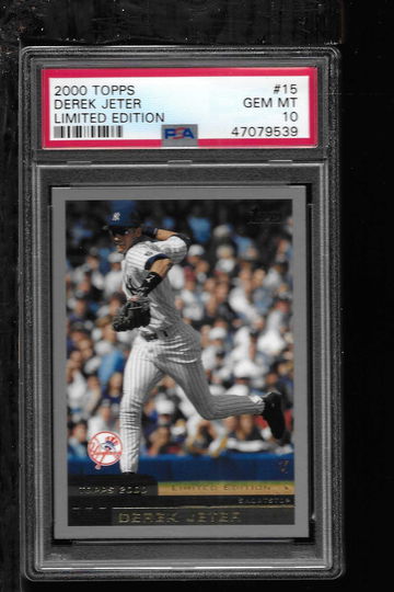 2000 TOPPS DEREK JETER LIMITED EDITION PSA 10