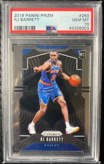 2019 Panini Prizm RJ Barrett PSA 10 Gem Mint