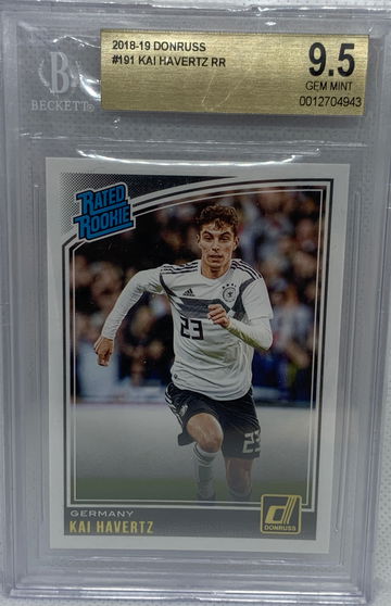 2018 Donruss Kai Havertz Rated Rookie BGS 9.5