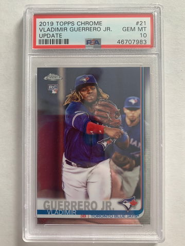 Vladimir Guerrero Jr. Topps Chrome Update