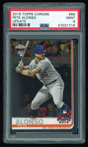 2019 Topps Chrome Pete Alonso