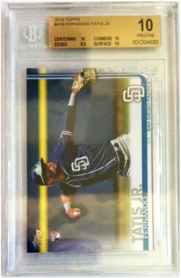 Fernando Tatis Jr Topps Series 2 BGS 10 Pristine