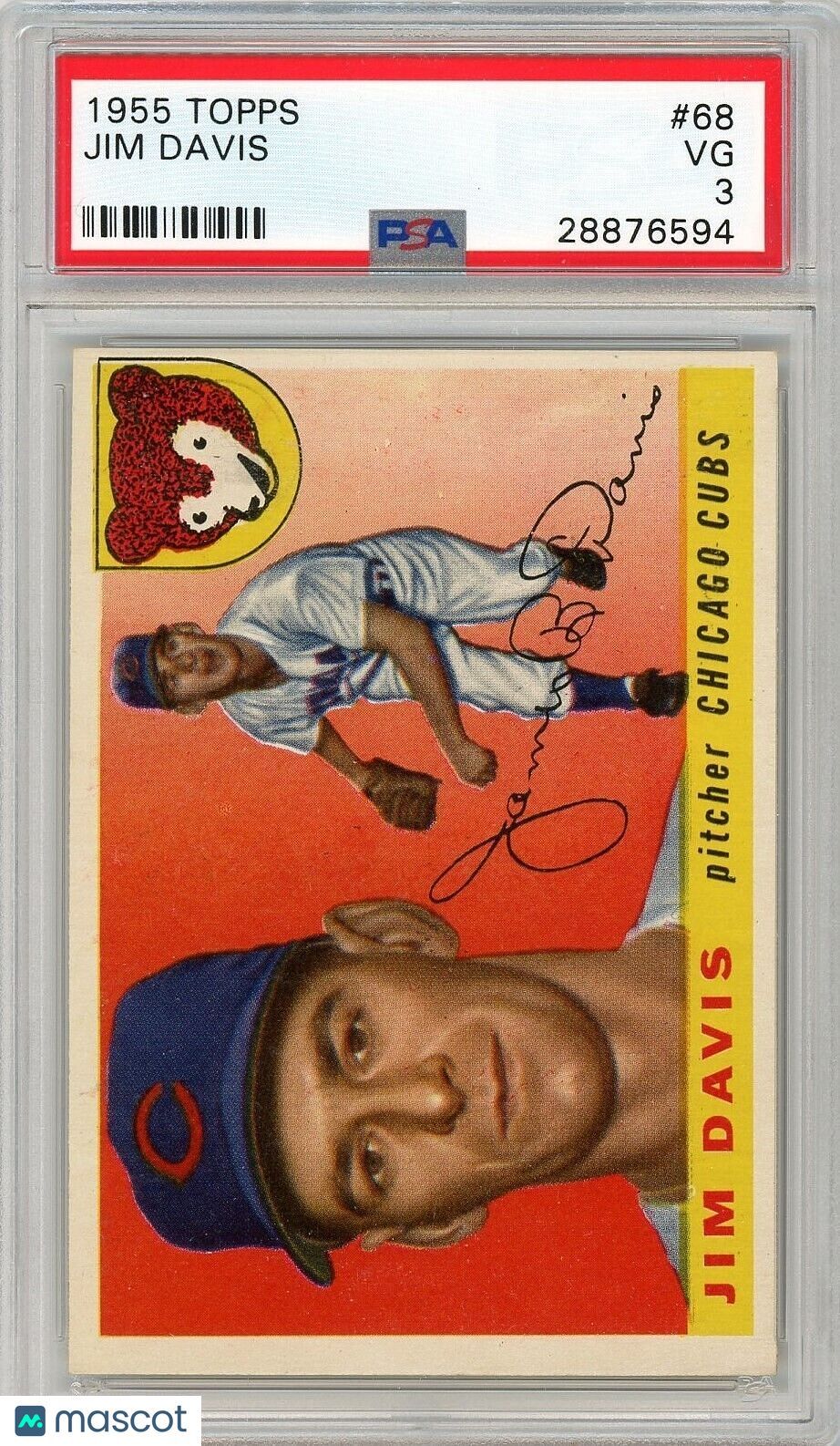 1955 Topps Jim Davis #68 PSA 3 P1321