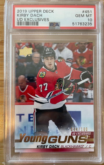 2019 upper deck young guns Kirby dach exclusives 