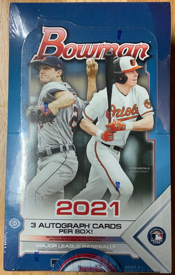 20201 Bowman Baseball Jumbo Hobby Box