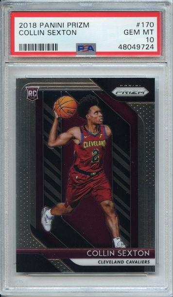 Collin Sexton Prizm Rookie PSA 10 NEP 724