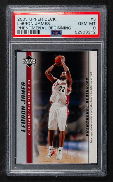 2003 LeBron James Upper Deck  Phenomenal Beginnings  #3  PSA 10