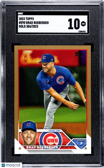 2023 Topps Brad Boxberger #590 Gold 384/2023 SGC 10