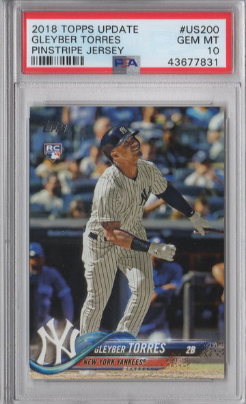 2018 Topps Update Gleyber Torres PSA 10