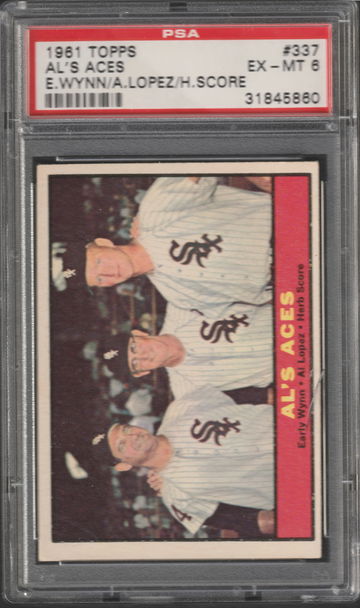 1961 Topps "Al's Aces" PSA 6