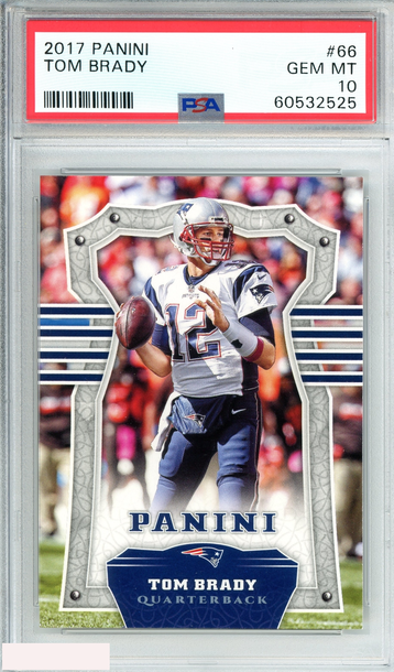 2017 PANINI TOM BRADY #66 NEW ENGLAND PATRIOTS PSA 10 GEM MT