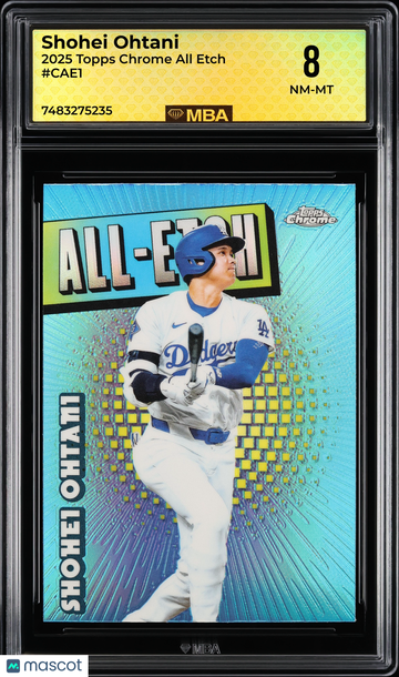 2025 Topps Chrome All Etch Shohei Ohtani #CAE1 MBA 8