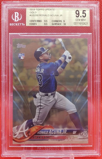 Ronald Acuna Topps Chrome GOLD