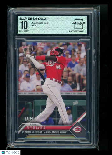 2023 Topps Now Elly De La Cruz #400 Arena Club 10