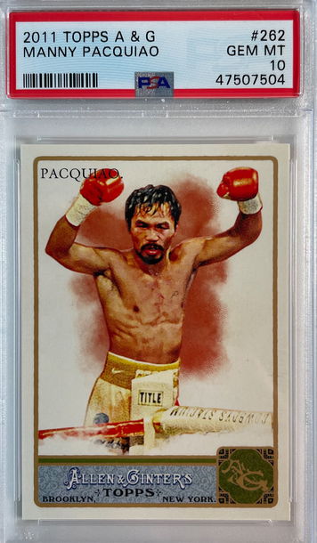 2011 Topps Allen & Ginter Manny Pacquiao PSA 10 #262